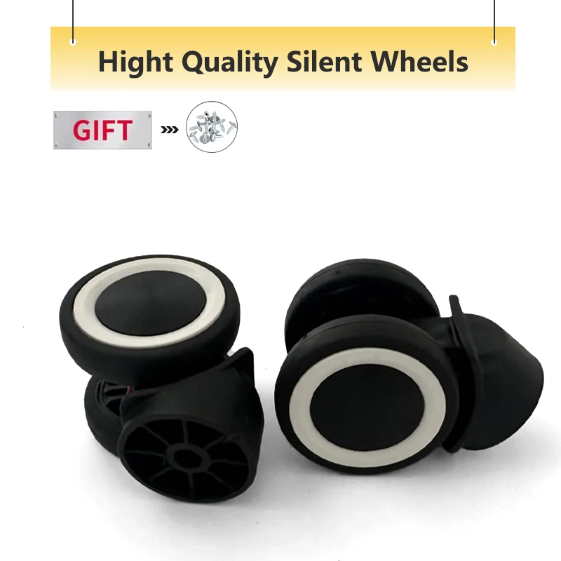 

Suitcase Pulley Cloth Box Repair Trolley Universal Wheel W370-2 Trolley Box Wheel Silent Wheel Maintenance Roller