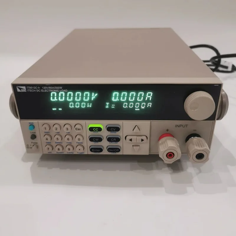 Nuevo ITECH IT8512C + carga electrónica CC programable de un solo canal 120V/60A/300W