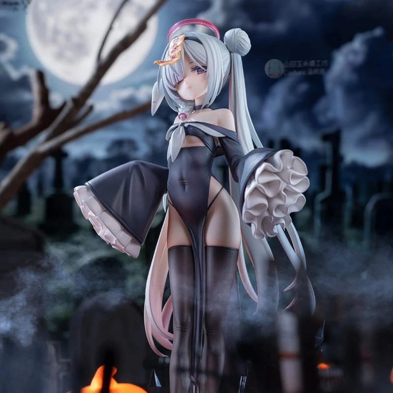 

(In Stock) (W_5857) 1/7 Plana Halloween Ver. Twintail Unpainted Unassembled Garage Kit PVC Recast Resin Model Kit