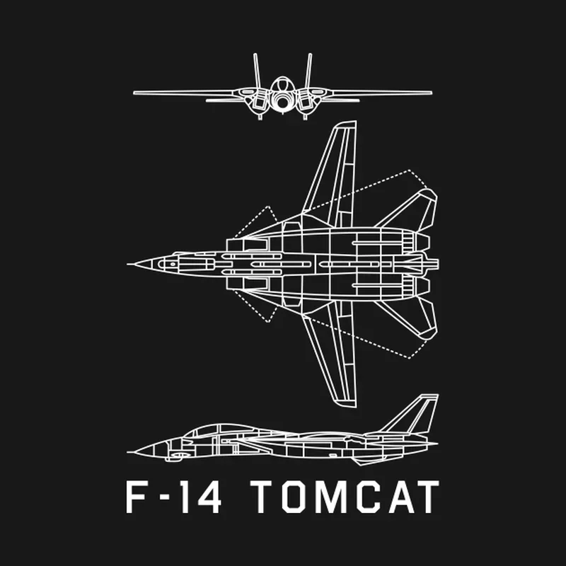 

F-14 Tomcat Naval Military Multirole Fighter Interceptor Jet Plane Men T-Shirt Short Sleeve Casual Cotton O-Neck Summer Shirt