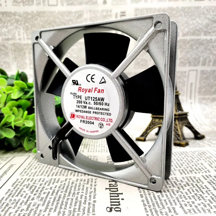 

BRAND NEW ORIGINAL UT125AW AC 200V 14W/12W 12025 120*120*25 MM COOLING FAN