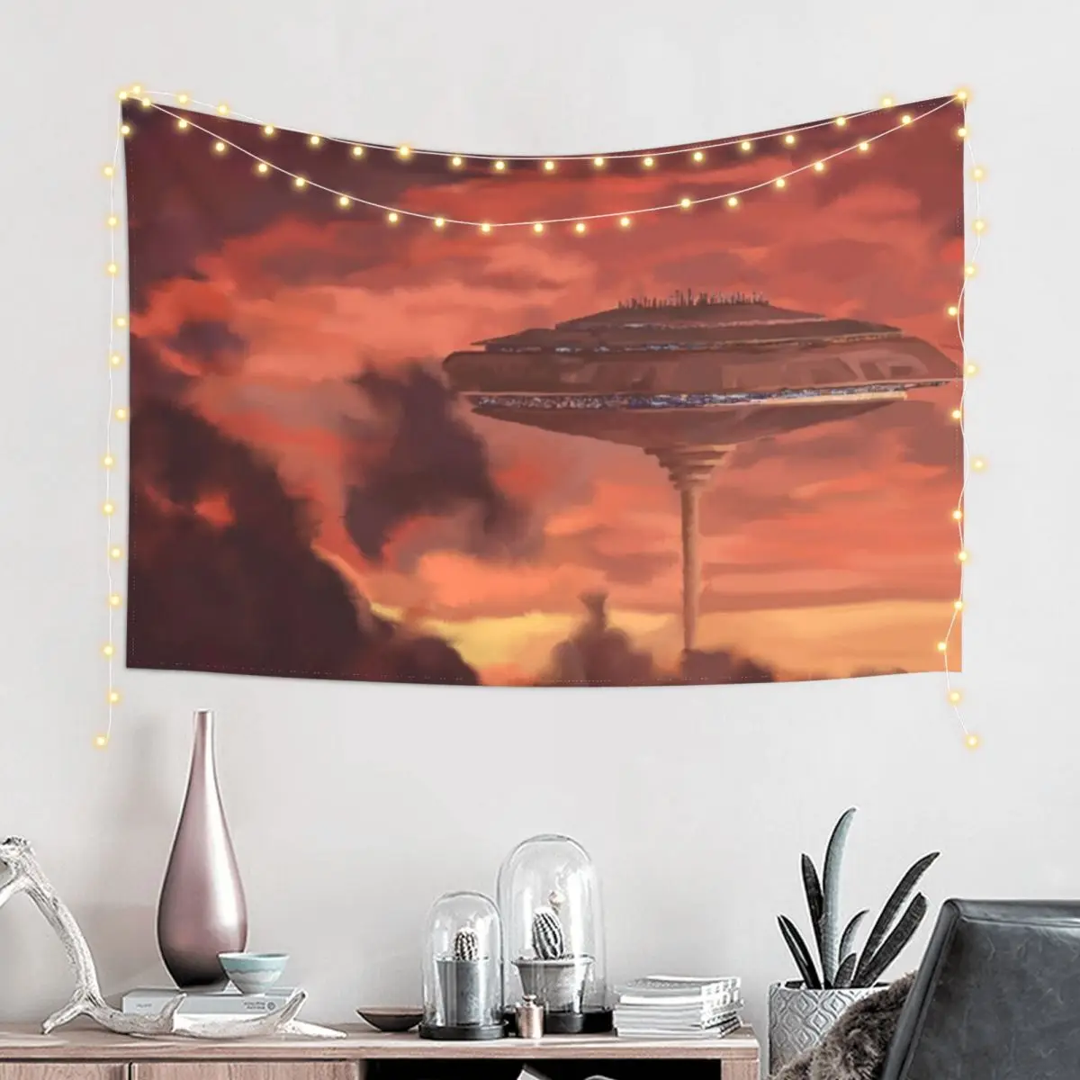 

Cloud City Tapestry Wall Hangings Decoration Kawaii Room Decor Japanese Room Decor Tapestry