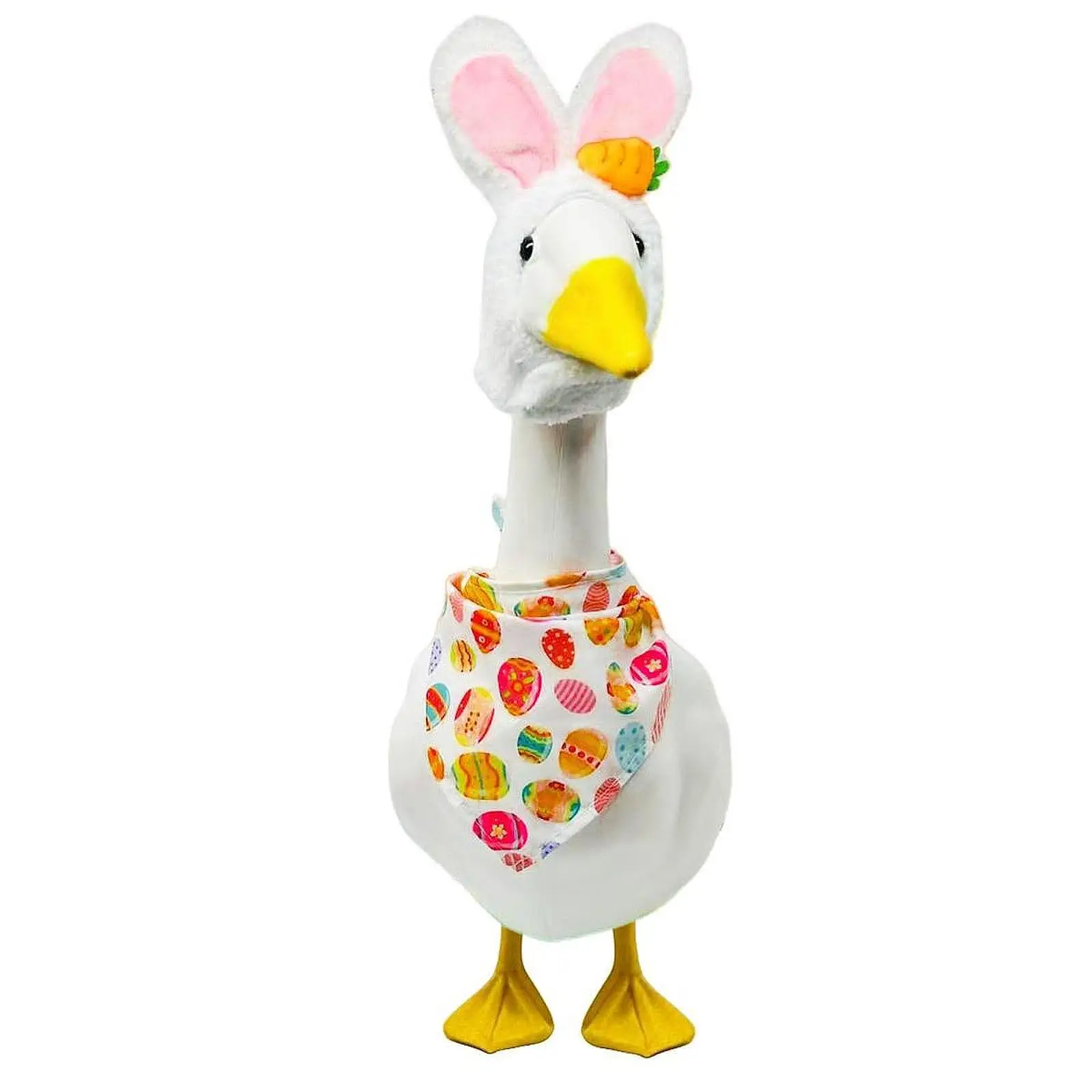 Goose Outfit Set Easter Day for 23 inch Goose Statue Creative Yard Statue Costume for Office Patio Living Room Porch Courtyard