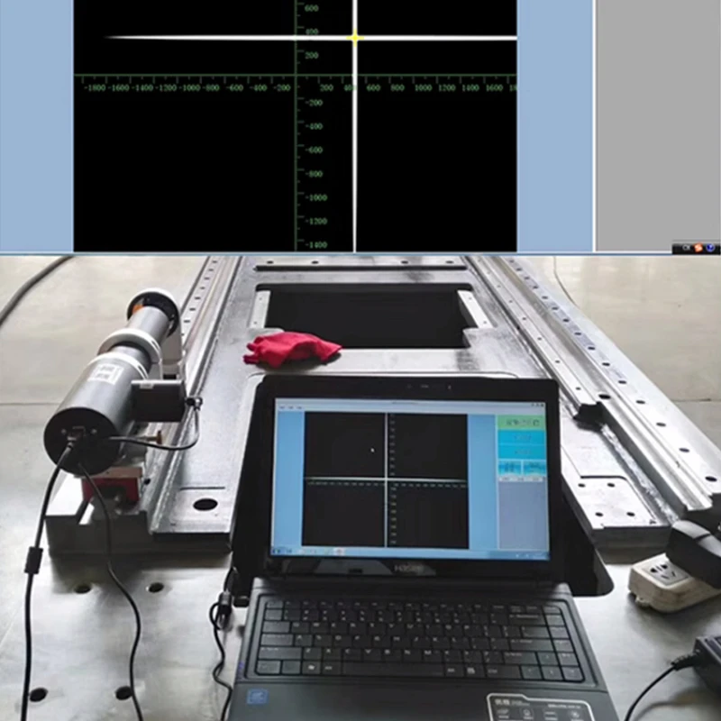 Dual axis photoelectric autocollimator CNC machine tool guide rail straightness angle  flatness coaxiality measurement