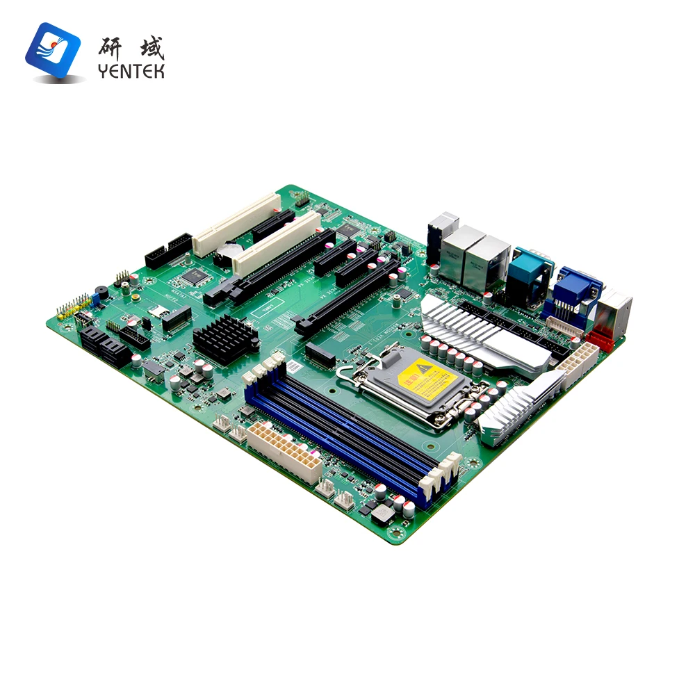 

In stock LGA1700 12th 13th W680 Chipset I3 I5 I7 I9 4 DDR4 Win10 Linux 2 LAN 6 COM 12 USB HD VGA Industrial ATX Motherboard