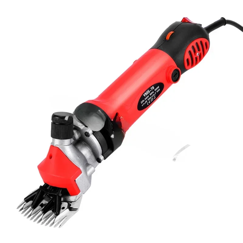 For 6-Speed Adjustable Speed 9 Teeth Electric Wool Shears Pet Shearing Machine Goat And Horse Hair Scissors Sheep Shearing