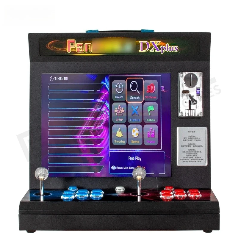 4710 em 1 jogos WIFI 3D Plug And Play Game Retro Box 6S / 5S Console System Arcade Stick