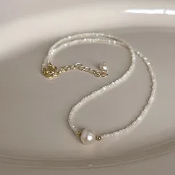 Hot Sell Natural Freshwater Pearl 14K Gold Filled Female Beads Chains Necklace Jewelry For Women Birthday Gifts No Fade