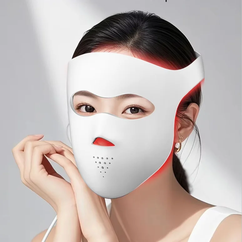 Hot-selling 3D photonic mask 5-color light silicone red light therapy