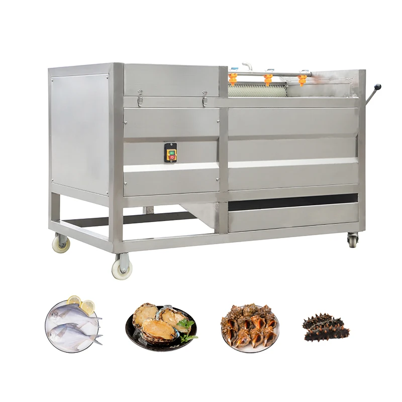 Full Automatic Hair Roller Cleaning Machine Production Line Potato Peeling Machine