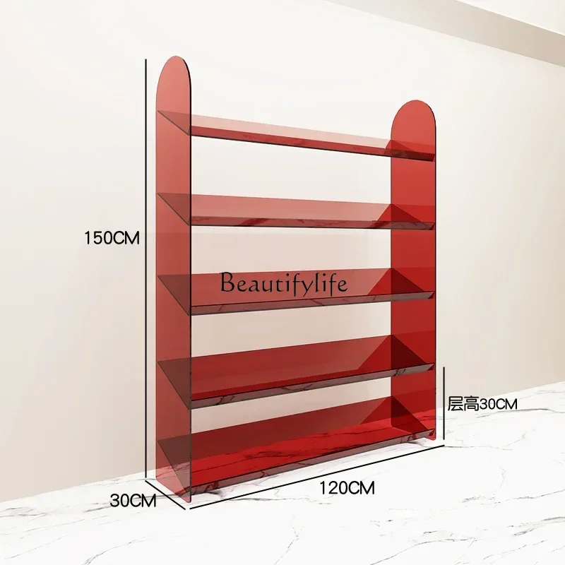 

Acrylic transparent display cabinet floor-to-ceiling display rack
