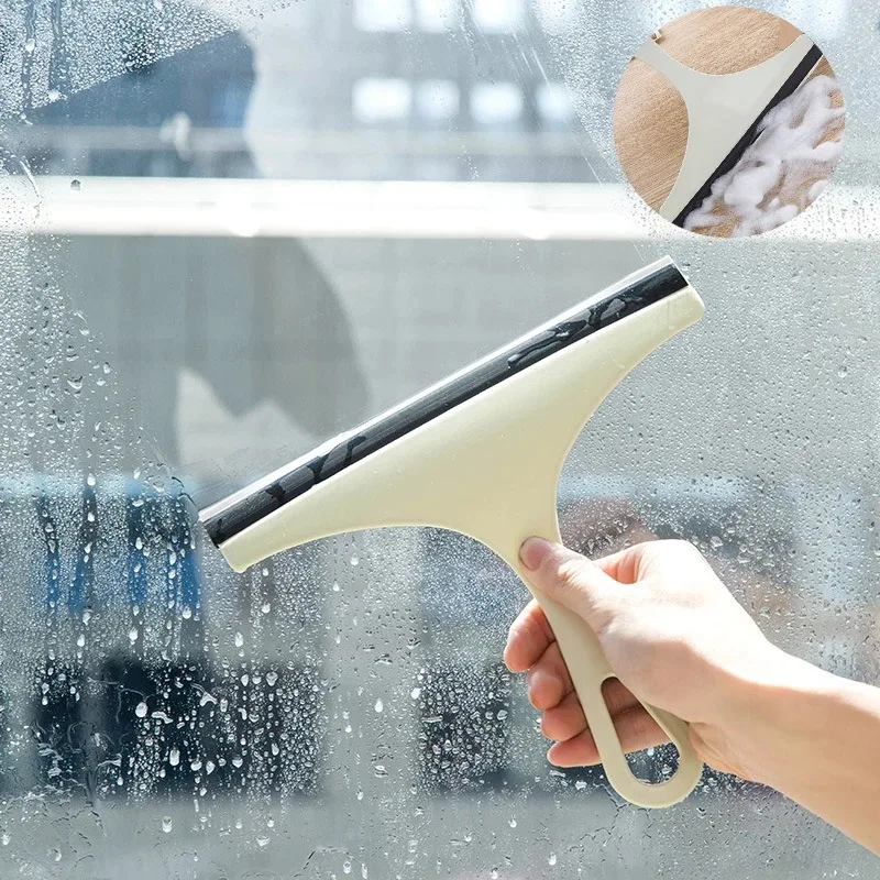 New Simple Durable Window Mirror Car Windshield Squeegee Glass Wiper Silicone Blade Cleaning Shower Screen Auto Detailing