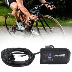 JST-SM 810 24/36/48V Electric Bicycle LED Display ABS Black E-Bike LED Display Controller Plastic Panel Cycling Accessories