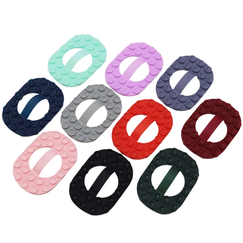 

Double Side Silicone Pad For Mobile Phone Fixture Suction Cup Backed Adhesive Silicone Rubber Sucker Pad For Fixed Pad