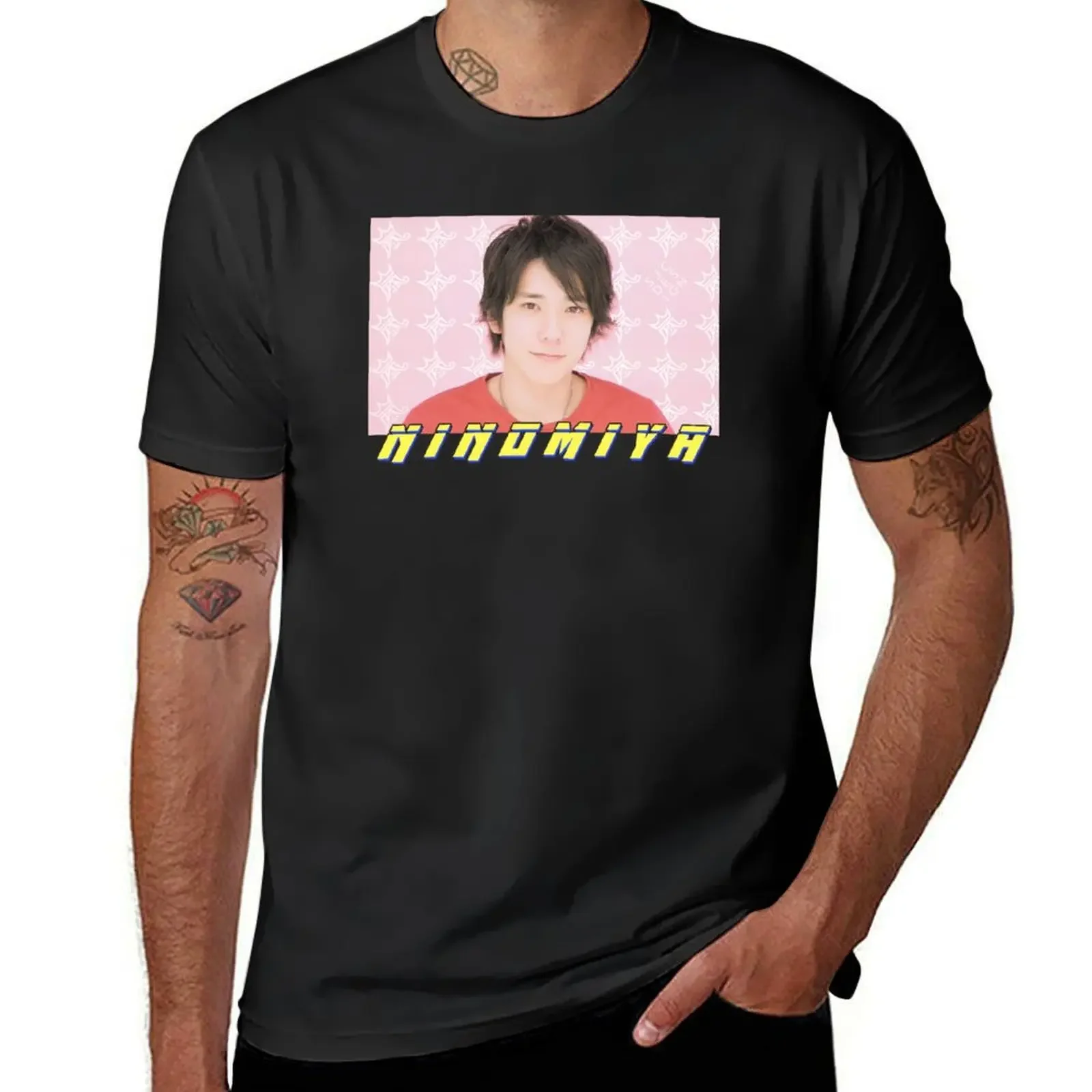 ninomiya arashi T-Shirt anime clothes cheap stuff mens shirts graphic tee