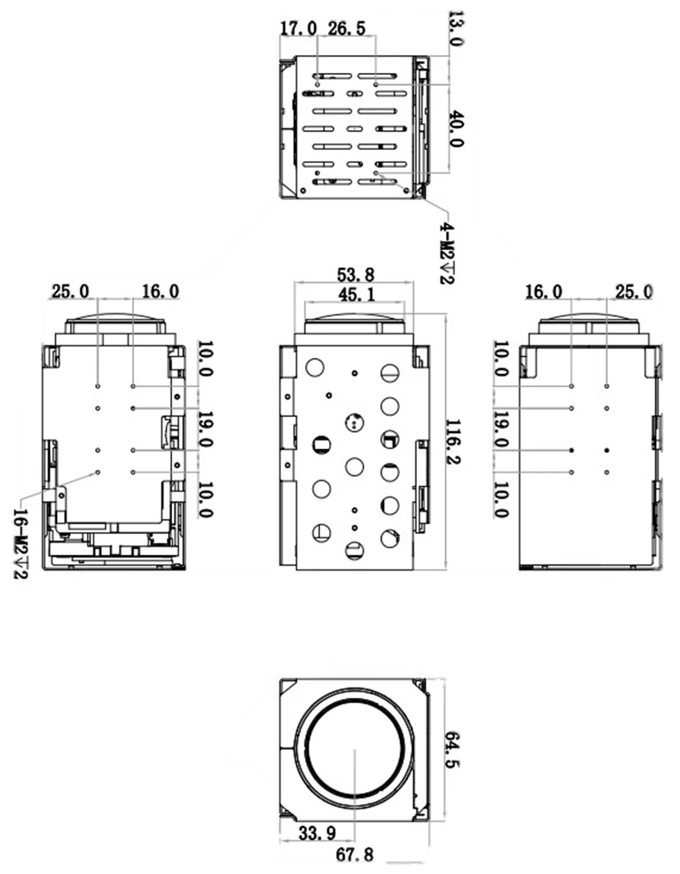

4MP Ultra Starlight 30X Zoom Camera Module With WDR EIS Optical Defog LVDS/MIPI Output