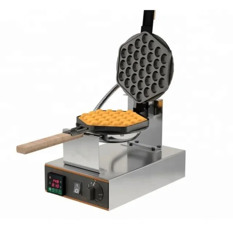 

Hot Selling Commercial Non-stick Electric egg waffle machine/Small Snack Food Machine