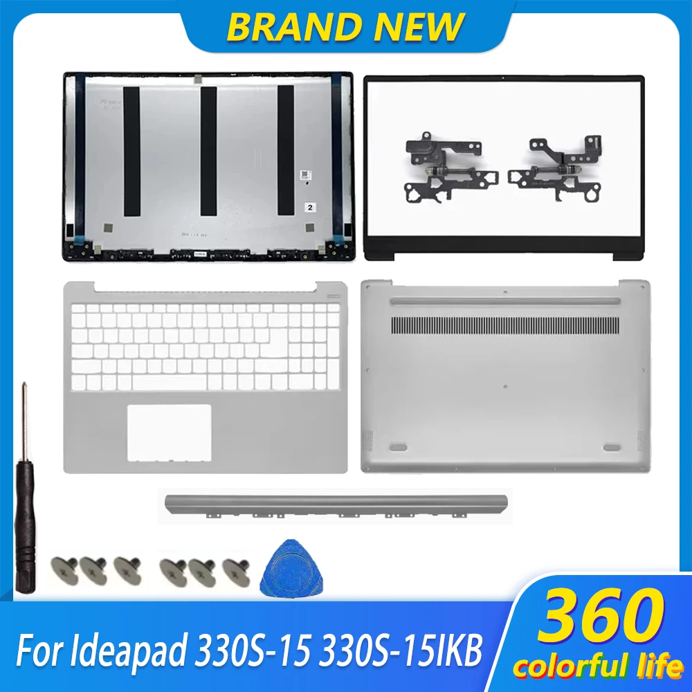 

New For Ideapad 330S-15 330S-15IKB 330S-15ISK 7000-15 LCD Back Cover Front Bezel Palmrest Lower Bottom Cover Hinges Housing Case