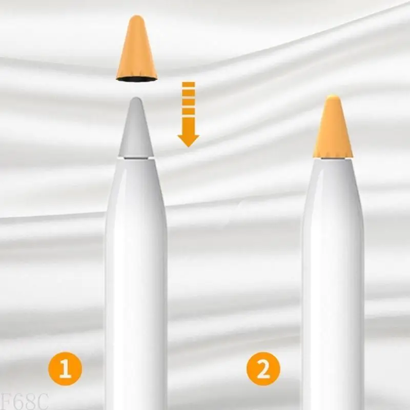 F68C สไตลัสทิปการป้องกันการสึกหรอปลอกแขนปากกาซิลิคอนปากกาสำหรับ Penci 1 2