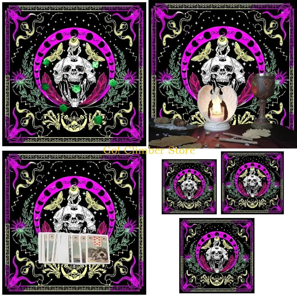 

Q84C Астрология Таротс столовые таблицы алтаря ткани настольные игры коврики дивнации алтарь скатерть