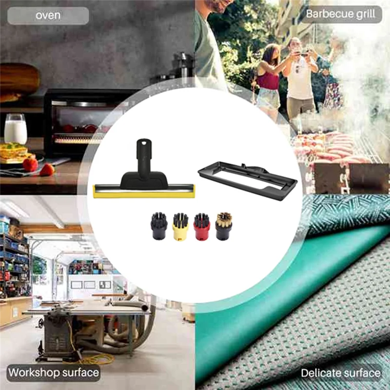 

A21F-Window Squeegee Nozzle Carpet Glider Steam Brush For Karcher SC1 SC2 SC3 SC4 SC5 Steam Cleaner Replacement Parts