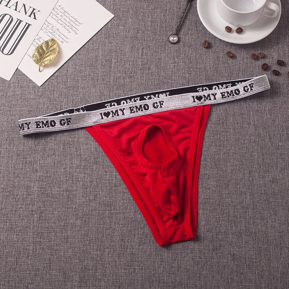 

Applicable Gender: Male Mens Elastic Thong Hip Revealing Thong Hotel Use Medium Stretch Nylon Fabric Solid Color All Seasons