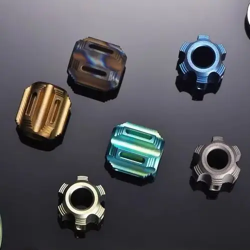 

1 шт., EDC, уличный карманный инструмент, нож из титанового сплава, бусина P-тип, паракорд, сделай сам, бусина, зонтик, шнур, кулон, ключ, подвеска