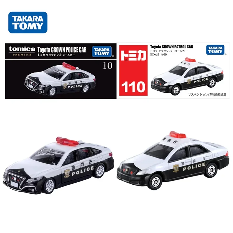 TAKARA TOMY Tomica Premium TP10 Toyota Crown Police Car 1/69 Alloy Cars Toys Motor Vehicle Diecast Metal Model Gift for Children