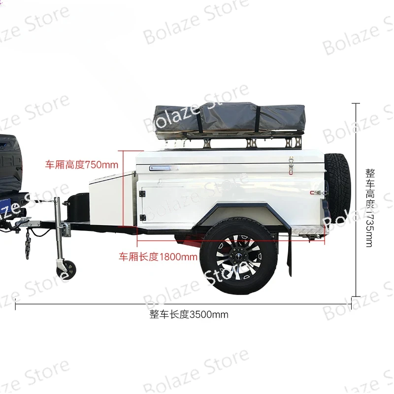 Off-road Trailer, Outdoor Camping Car, Camping Trailer, Trailer, Trailer and Independent Suspension Within 700kg.