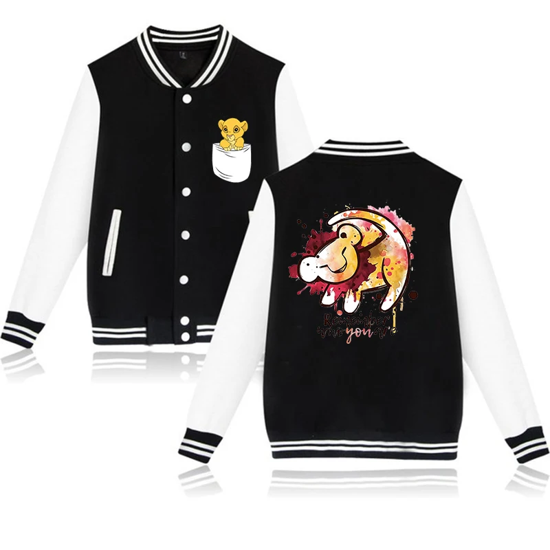 The Lion Hoodie Children Baseball Jacket Men Women Sweatshirt Kids Boys Girls Harajuku Jackets Streetwear College Coats image 6