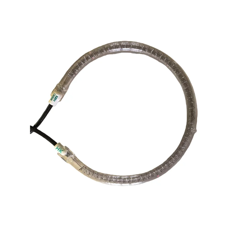 220 Voltage Convection oven parts air fryer parts round glass heating tube 1300W 14cm