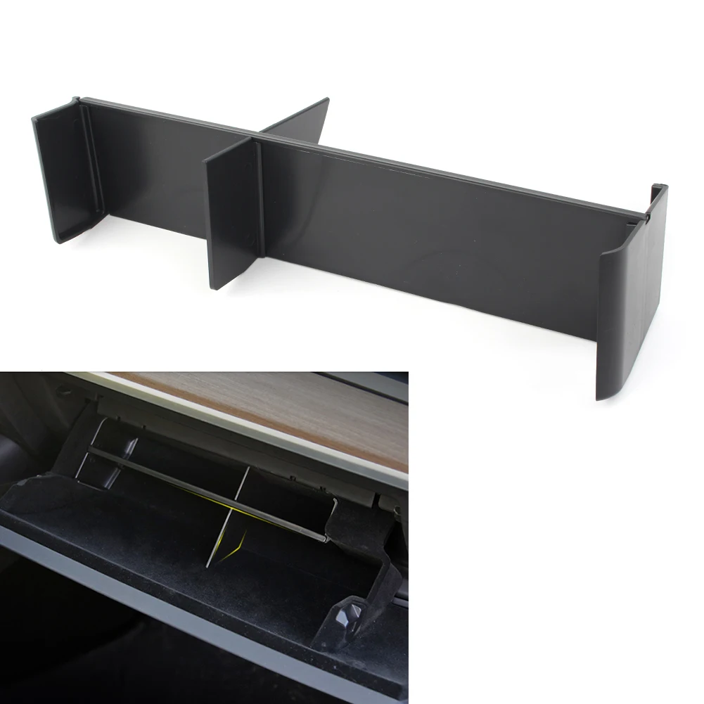 ABS Car Copilot Storage Box Glove Box Layered Sorting Board For 2017 2018 2019 Tesla Model 3