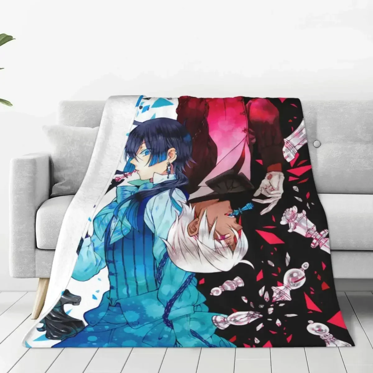 

The Case Study of Vanitas Anime Blanket Flannel Textile Vanitas no Karte Thin Throw Blanket for Bedding Office Plush Thin Quilt