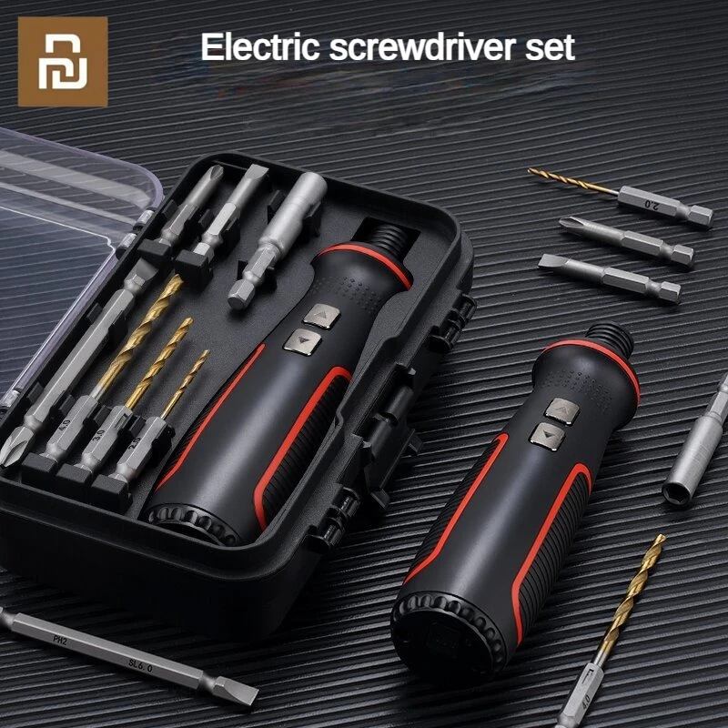 

Youpin 41 In 1 Precision Electric Screwdriver Set S2 Alloy Bit 3.6V Multifunction Electric Screwdriver Home Power Repair Tools