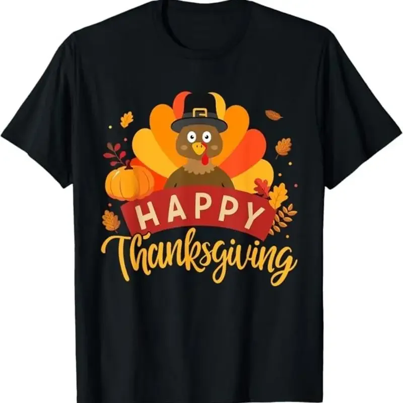 Happy Thanksgiving Turkey For Family Dinner Feast T Shirt