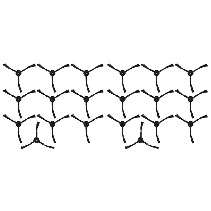 Spazzola laterale da 20 pezzi per aspirapolvere Ecovacs Robot spazzante CR120/CEN540/X500/X580/KK8, Kit spazzola laterale a tesa di ricambio