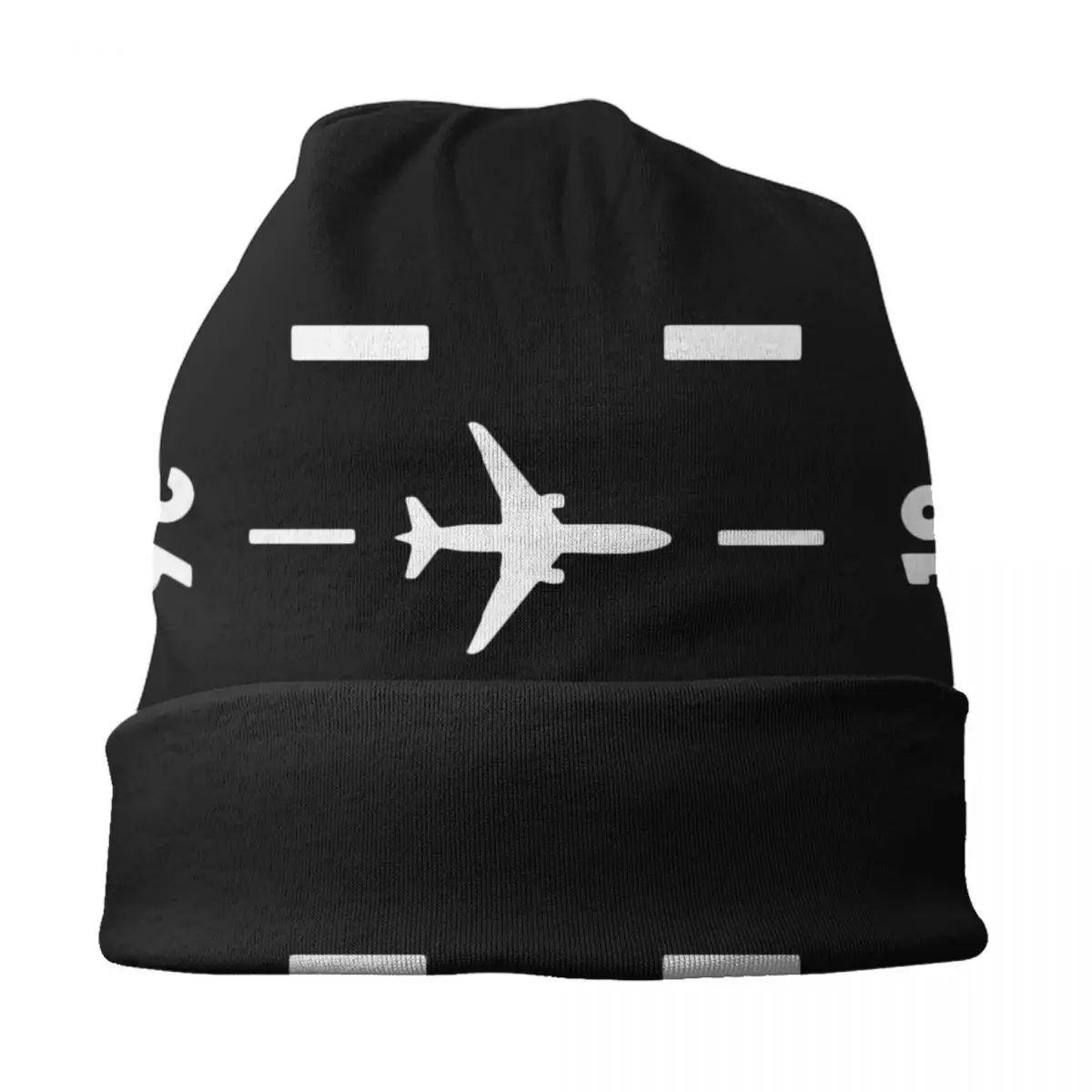 Airport Runway Traffic Controller Bonnet Hats Knitting Hat For Autumn Winter Warm Airplane Aviator Skullies Beanies Caps