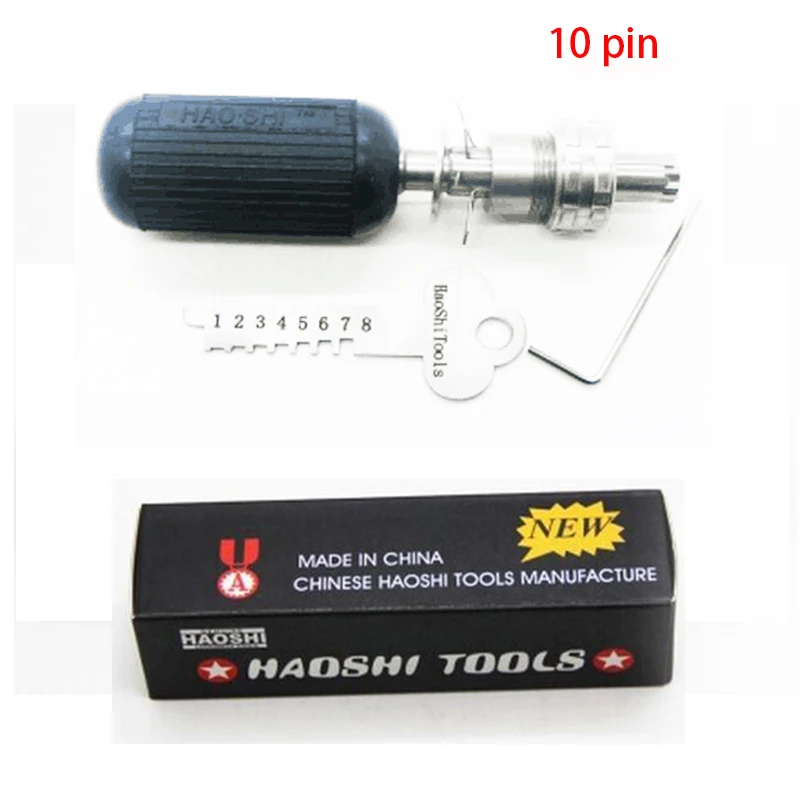 

Tool TPXA-10 10 Pin Pic Tubular Lock Tool China Lockpick Set Locksmith Tools