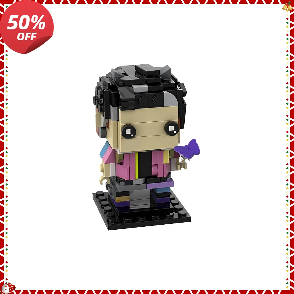 

MOC Game VALORANT Clove Brickheadz Building Blocks Model Game Figure Creative DIY Bricks Assembly Toys Children Birthday Gifts