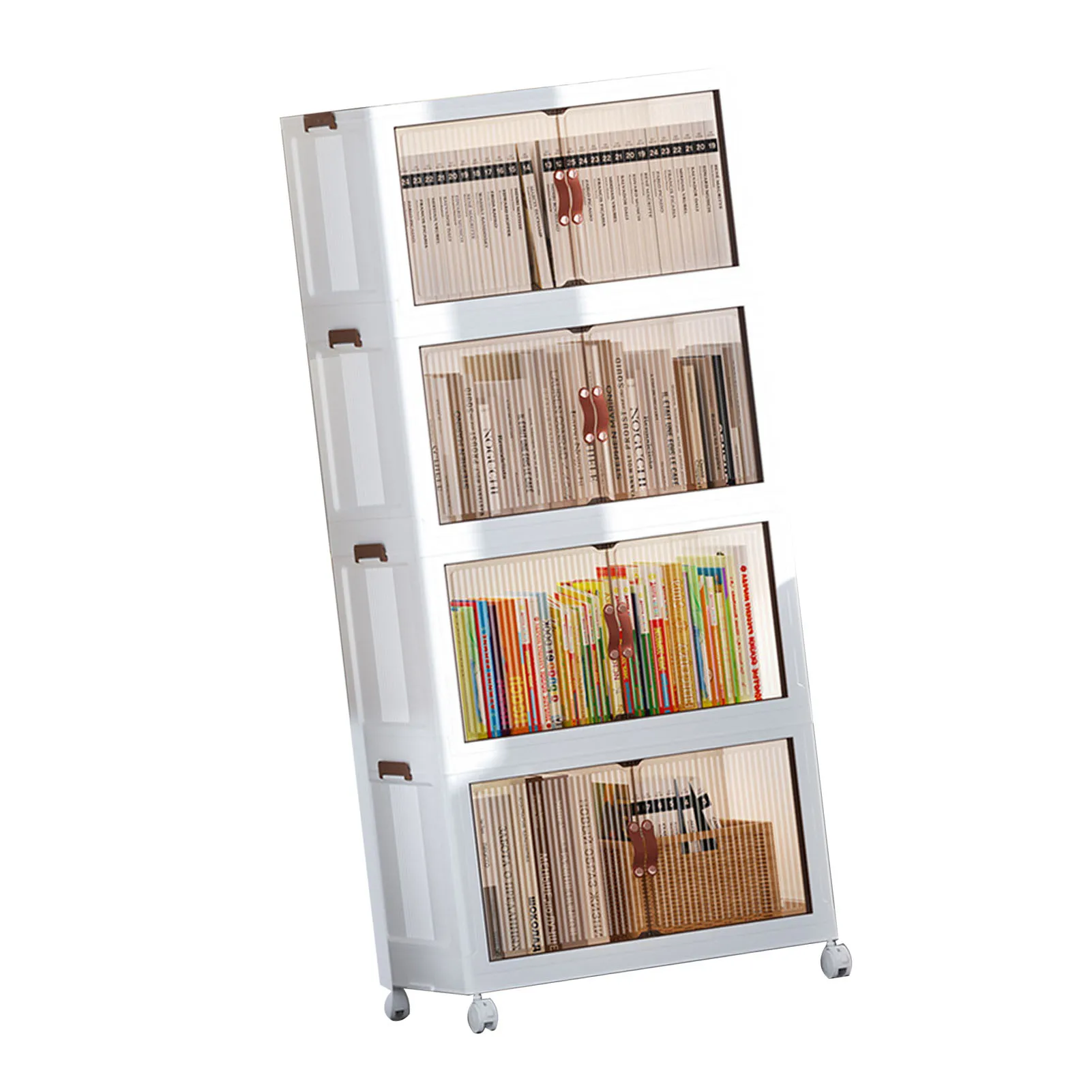 بيع خزانة تخزين قابلة للطي خزانة تخزين قابلة للطي توفير المساحة منظم خزانة ملابس أطفال بلاستيكية متعددة الوظائف #3