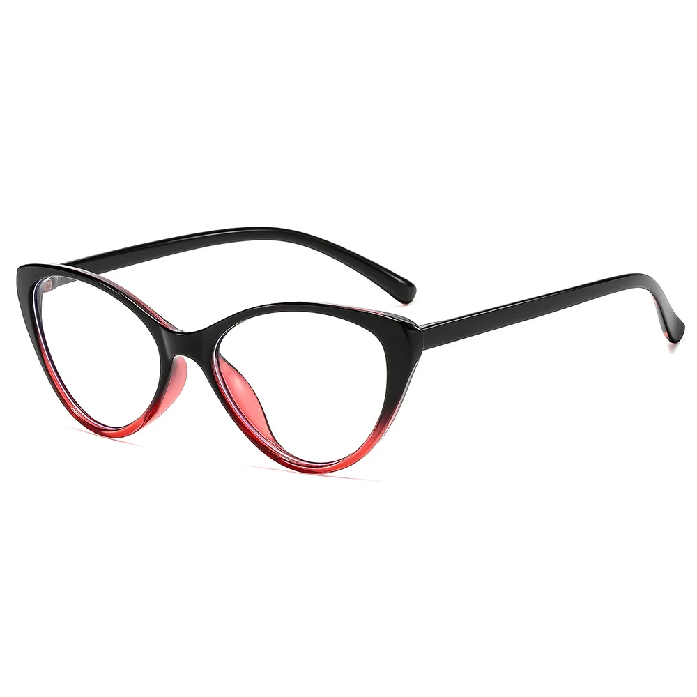 

Ins Retro Simple Color Matching Frame Design Anti Blue Light Cat Eye Glasses Prevent Mobile Phone Computer Radiation Unisex