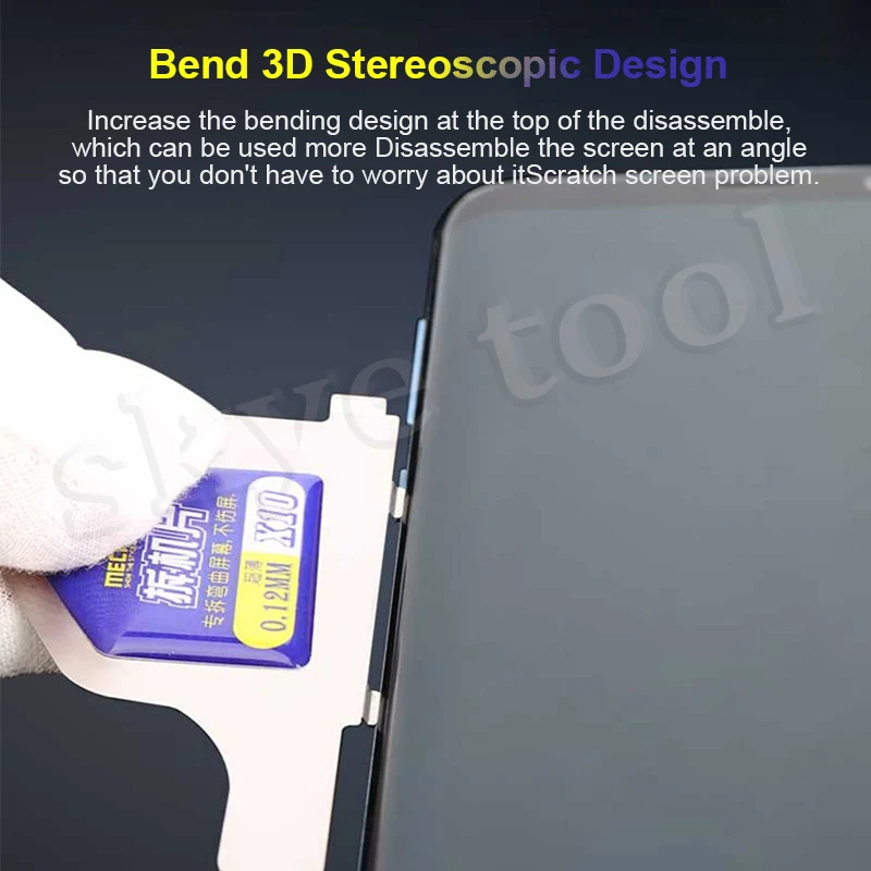 MECHANIC X10 3D Curved LCD Screen Disassembly Card for Mobile Phone Tablet Repair Back Cover Frame Opening Hand Tool