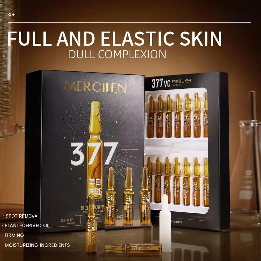 

1/2Box Mercilen 377 Brightening Skin Essence Facial Moisturizing Soothing Oil Control Face Serum Korean Skin Care Products