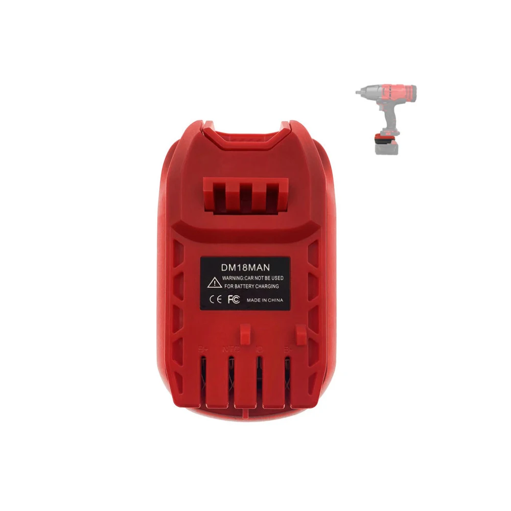 Battery Convert Adapter For Dewalt 18V For Milwaukee M 18 Lithium Battery Converted For Craftsman lithium battery Machine