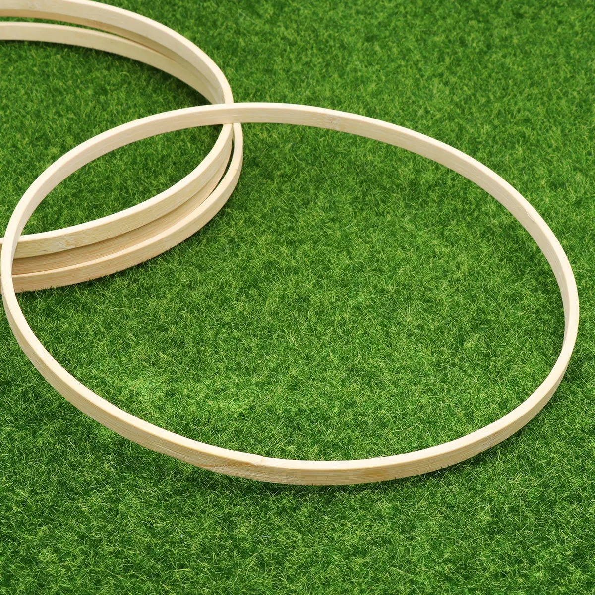

13Pcs Round Bamboo Dreamcatcher Rings 26cm DIY Craft Frames Dreamcatcher Accessories for Handmade Art Projects