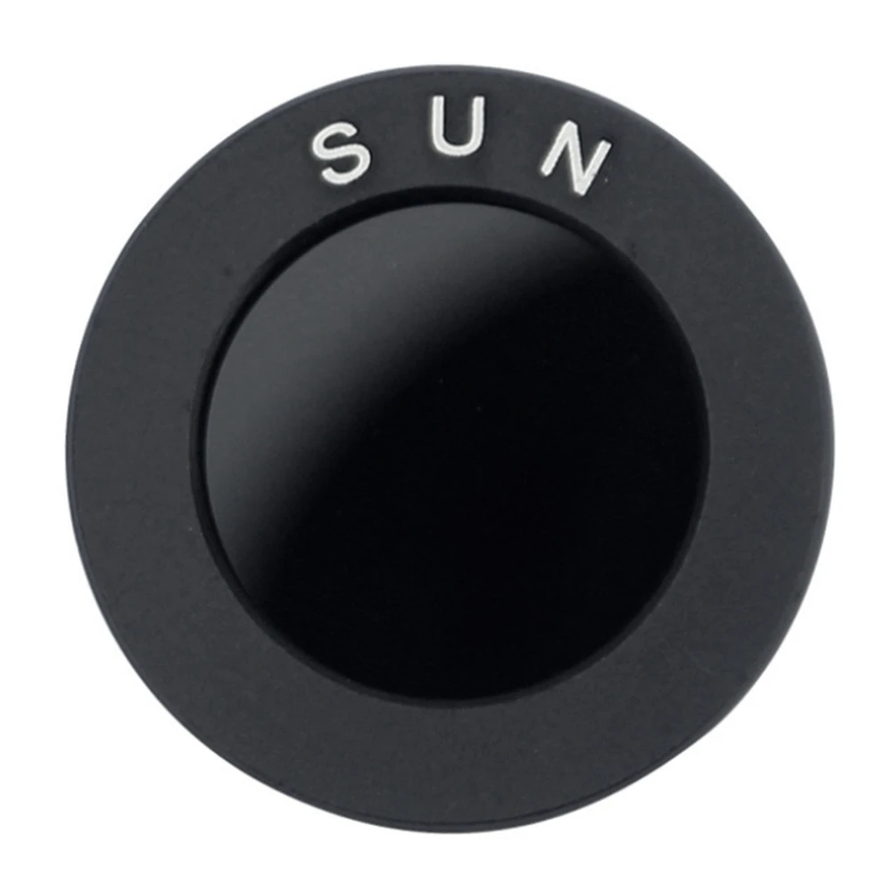 ABUBB 1.25 Inches Black Solar Filter Astronomical Telescope Accessories Optical Glass Lens Optical Filter Lens Filter M30X1 image 2