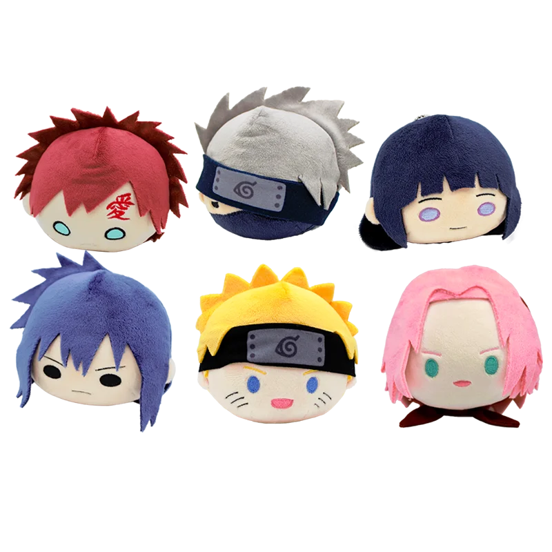 Anime Naruto Kawaii Pluche Sleutelhanger Poppen Uzumaki Naruto Uchiha Sasuke Haruno Sakura Speelgoed Rugzak Hanger Kerstcadeaus