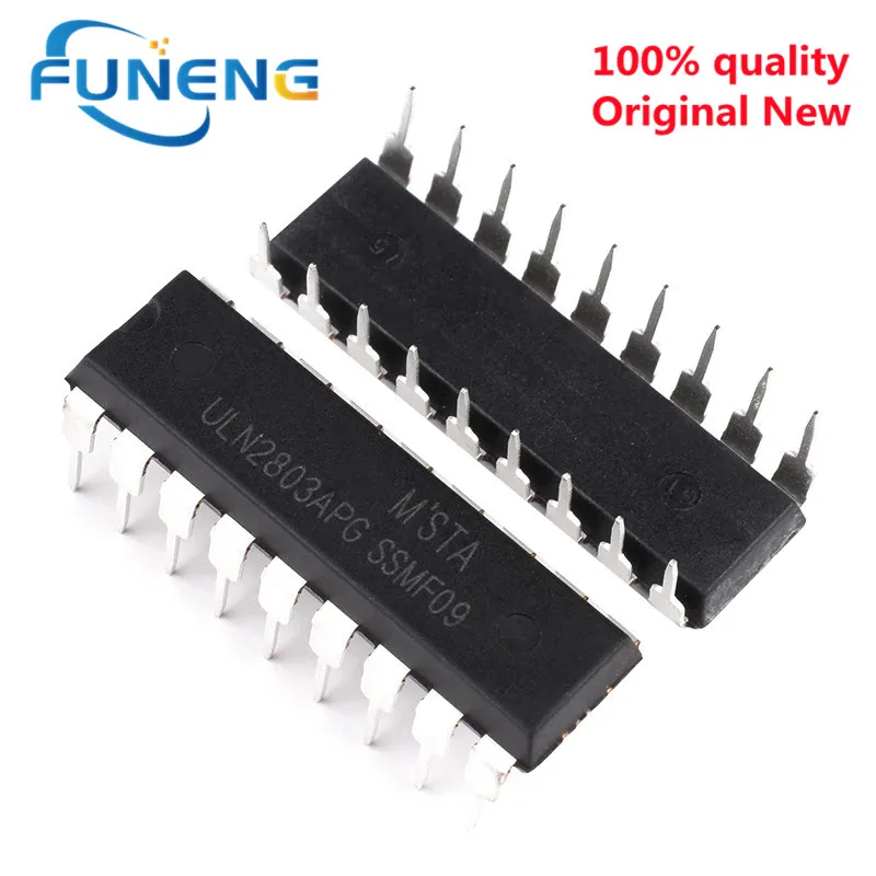 10pcs ULN2803APG ULN2803 ULN2803A ULN2803AP DIP-18 ULN2803AN Darlington Transistors new original