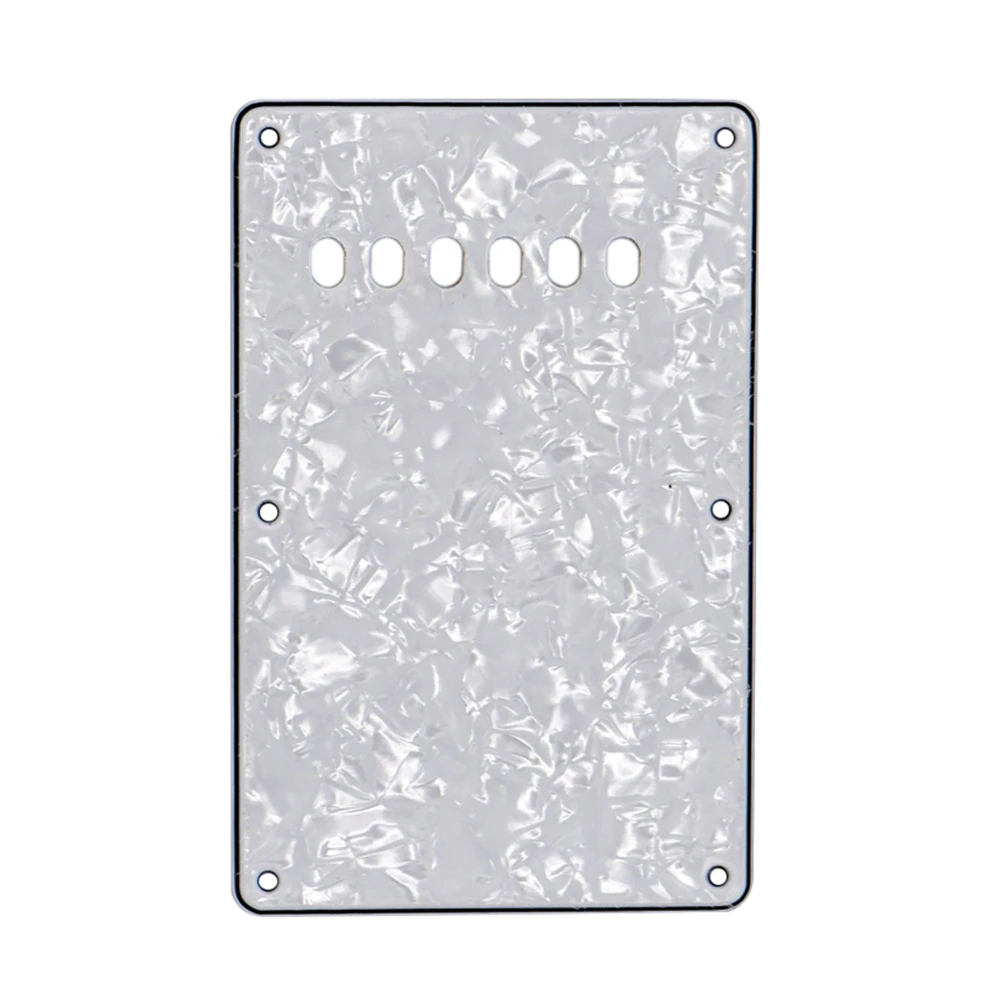 Tremolo Cover Back Plate Tools 3 Plys 6 Holes Back Plate Cavity Cover Celluloid Electric Guitar PVC Tremolo Newest