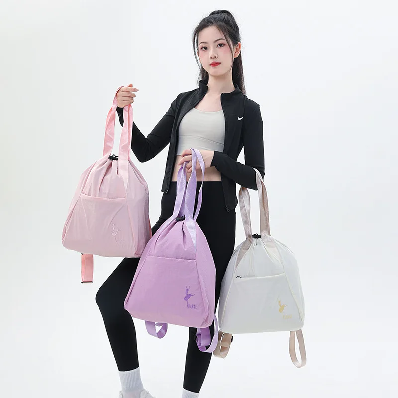 

Oxford Cloth women's backpack, lightweight and large-capacity travel yoga bag, dance waterproof sports bag